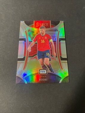 2023-24 Panini Select FIFA Mezzanine Rodri Silver Prizm #198 Card